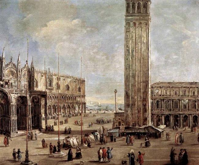 Antonio Stom View of the Piazza San Marco from the Procuratie Vecchie China oil painting art